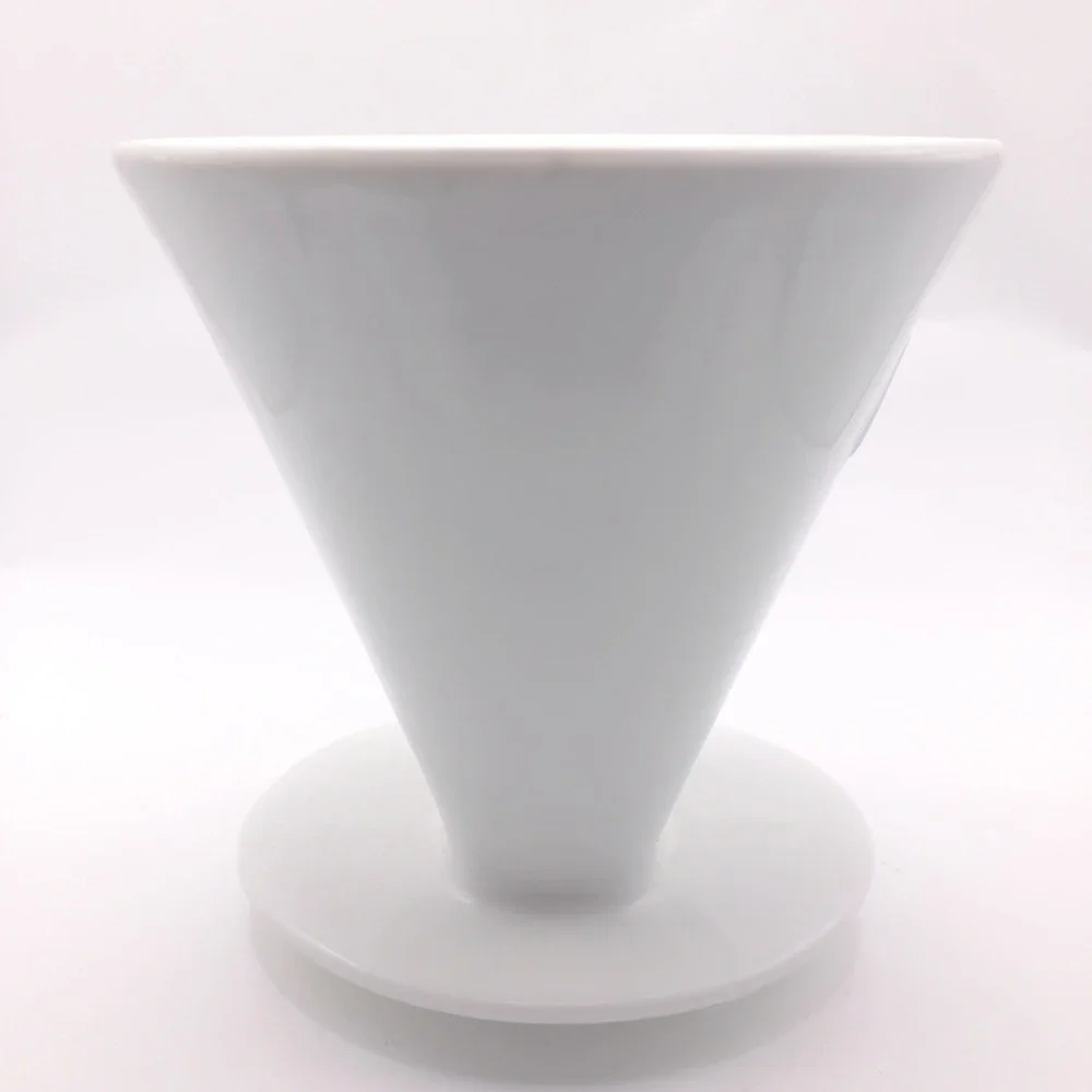 Melitta Coffee Dripper 103 White Ceramic Pour Over Brewer Cone Mint Condition